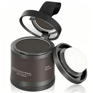 Root Touch Up Instantly Gray Hair Coverage Hairline Powder for Women & Men, Medium Brown for Concealing Hair Loss & Thinning Hair